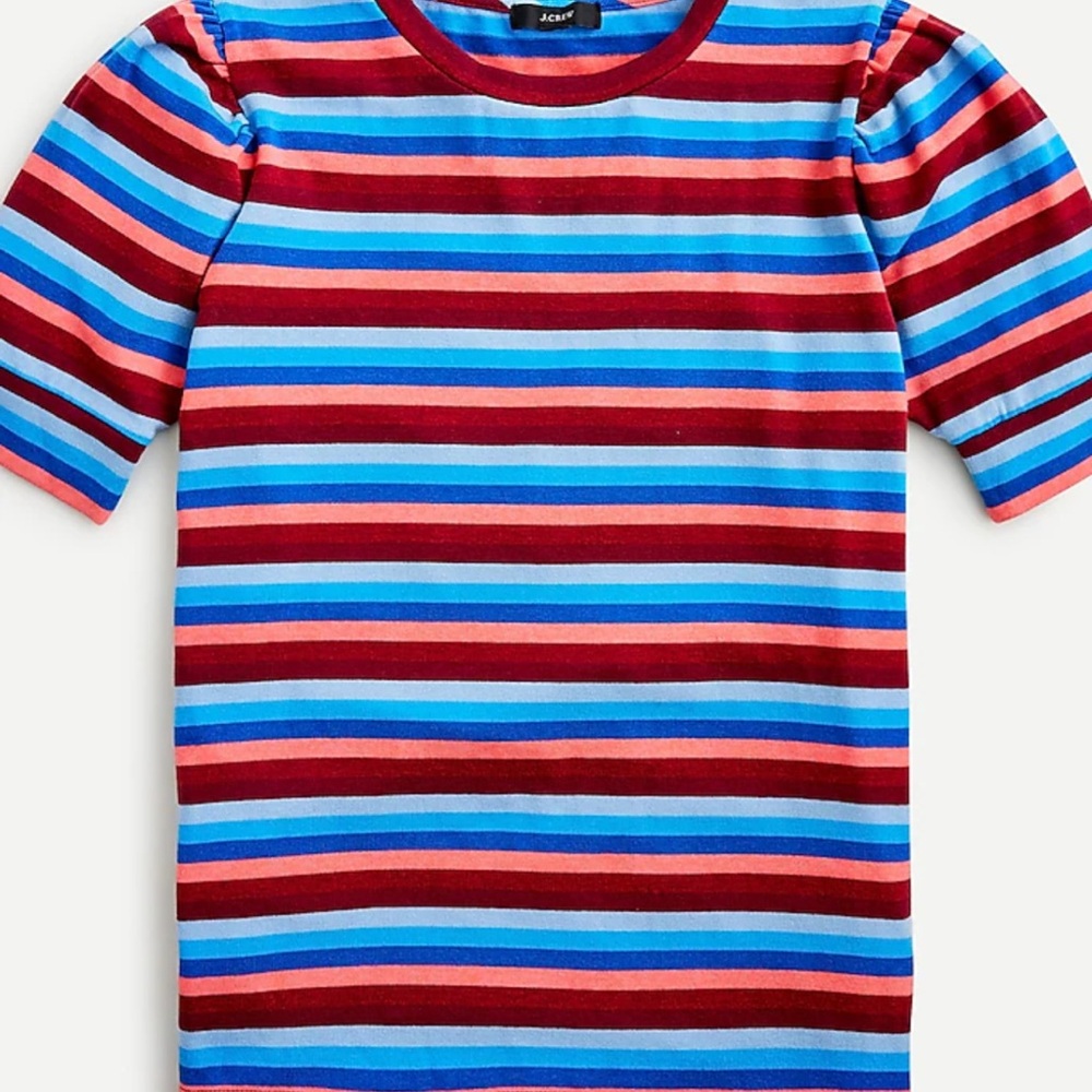 Colorful Striped J Crew  Shirt